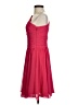 Halston Heritage 100% Polyester Solid Red Cocktail Dress Size 2 - photo 5