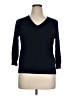 Brooks Brothers 346 Blue Silk Pullover Sweater Size XL - photo 1