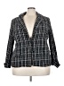 NY Collection Houndstooth Gray Blazer Size 3X - photo 1