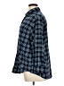 Old Navy 100% Cotton Checkered-gingham Blue Long Sleeve Button-Down Shirt Size XL - photo 5