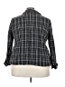 NY Collection Houndstooth Gray Blazer Size 3X - photo 2