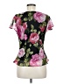 Studio 1940 100% Polyester Black Short Sleeve Blouse Size 8 - photo 2