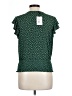 Petite Assembly Green Short Sleeve Blouse Size Lg Petite - photo 2