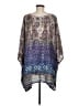 Sevya 100% Silk Blue Poncho One size - photo 2