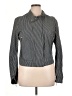 Tahari 100% Cotton Stripes Gray Jacket Size XL - photo 1