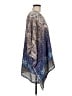 Sevya 100% Silk Blue Poncho One size - photo 4