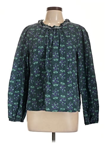 J.Crew Factory Store Long Sleeve Blouse (view 1)