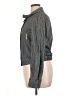 Tahari 100% Cotton Stripes Gray Jacket Size XL - photo 5