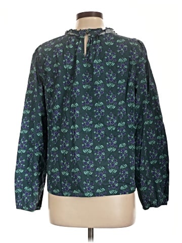 J.Crew Factory Store Long Sleeve Blouse (view 2)