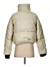 Zara Solid Gold Ivory Snow Jacket Size XS - photo 2