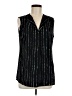 Assorted Brands 100% Polyester Black Sleeveless Blouse Size M - photo 1