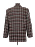 Savannah Plaid Burgundy Wool Blazer Size 8 - photo 2