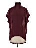 L.A.M.B. 100% Polyester Burgundy Short Sleeve Blouse Size S - photo 1