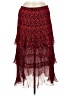 tp 100% Polyester Red Casual Skirt Size M - photo 1