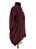 L.A.M.B. 100% Polyester Burgundy Short Sleeve Blouse Size S - photo 4