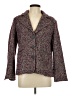 Coldwater Creek Tweed Burgundy Blazer Size 12 - photo 1
