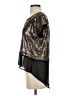 Lovely Day Metallic Gold Short Sleeve Top Size S - photo 5