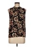 Vanessa Virginia Black Sleeveless Blouse Size M - photo 1