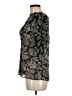 Veronica Beard Black Short Sleeve Blouse Size M - photo 5