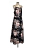 Unbranded 100% Polyester Floral Black Casual Dress Size L - photo 1