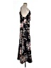 Unbranded 100% Polyester Floral Black Casual Dress Size L - photo 4