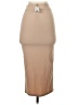 The Drop Color Block Tan Casual Skirt Size XXS - photo 2