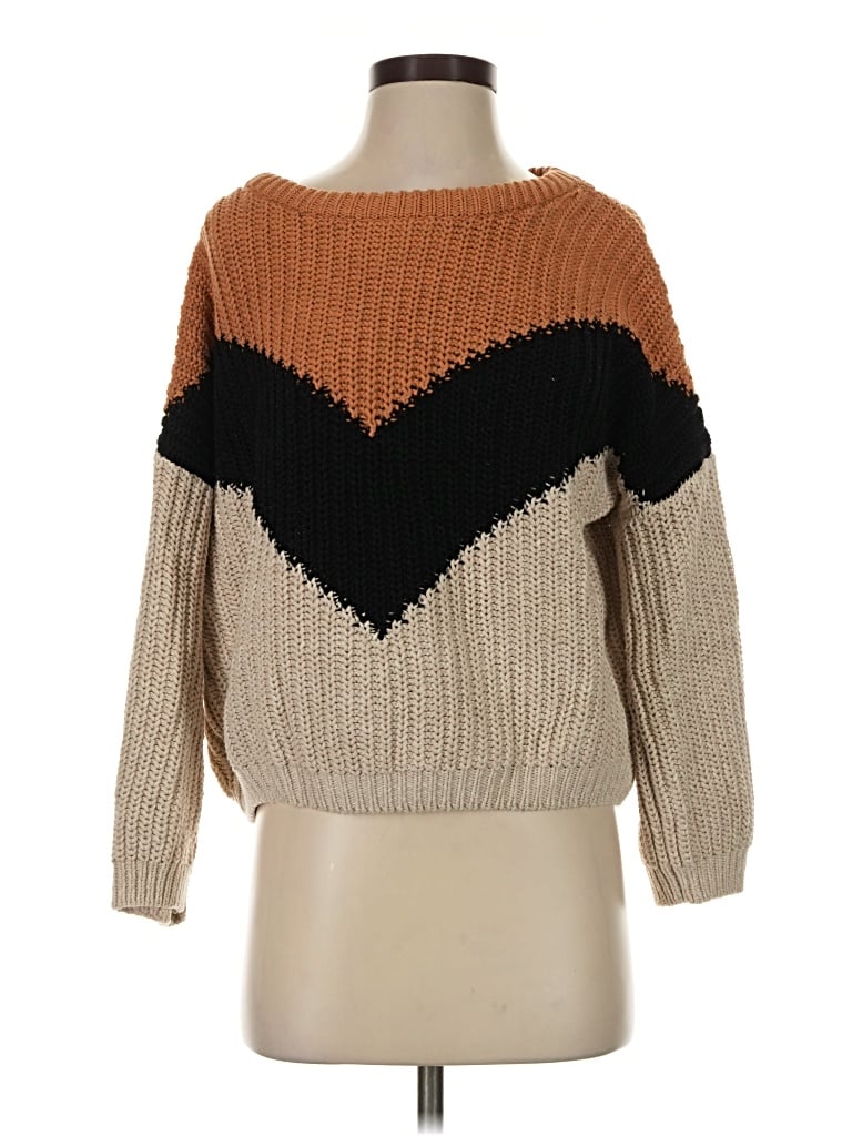 Pre-owned Lulus Pullover Sweater In Tan