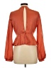 PrettyLittleThing 100% Polyester Orange Long Sleeve Blouse Size 10 - photo 2