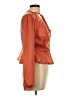 PrettyLittleThing 100% Polyester Orange Long Sleeve Blouse Size 10 - photo 4