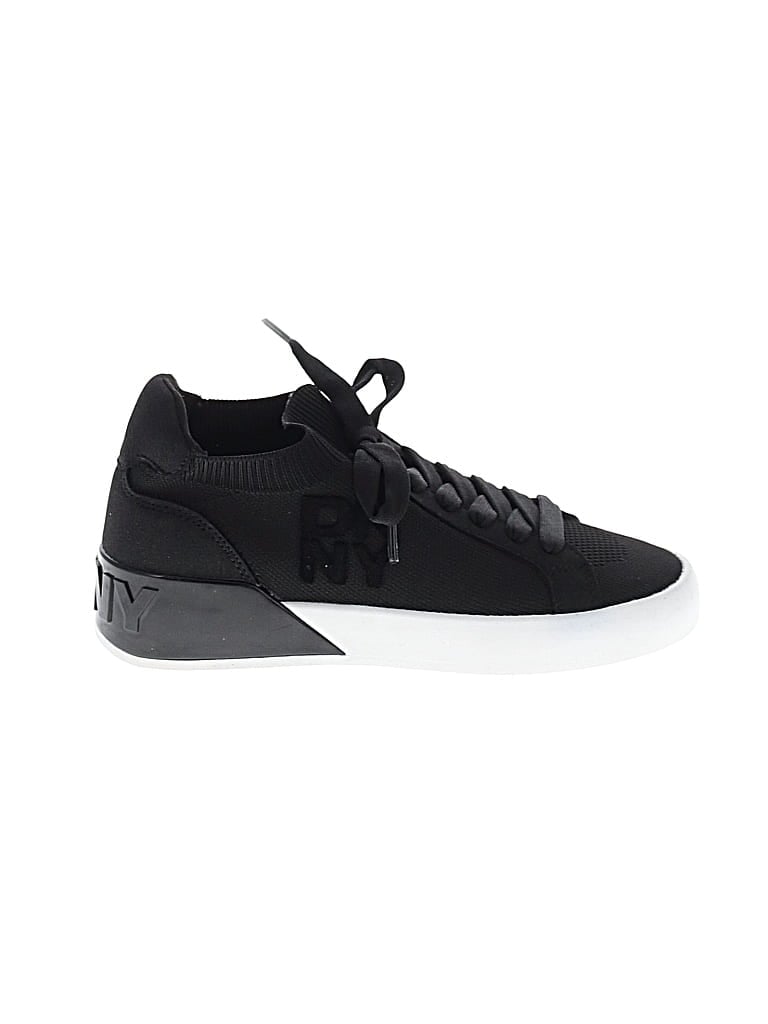 Pre-owned Dkny Sneakers In Black