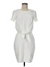 Express Solid White Casual Dress Size M - photo 1