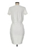 Express Solid White Casual Dress Size M - photo 2