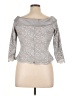 Alex Evenings Gray 3/4 Sleeve Top Size 14 - photo 2