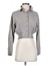 Camellia Gray Long Sleeve Blouse Size S - photo 1