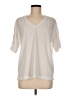 Topshop Ivory Short Sleeve T-Shirt Size 8 - photo 1