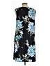 Apt. 9 Print Black Casual Dress Size L - photo 2