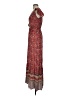 Bebop 100% Rayon Paisley Red Casual Dress Size XS - photo 5