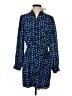 Aqua 100% Polyester Blue Casual Dress Size S - photo 1