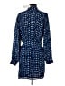 Aqua 100% Polyester Blue Casual Dress Size S - photo 2