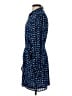 Aqua 100% Polyester Blue Casual Dress Size S - photo 5