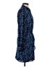 Aqua 100% Polyester Blue Casual Dress Size S - photo 4