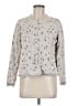 Eddie Bauer 100% Cotton Silver Cardigan Size M - photo 1