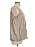 Eileen Fisher Tan Sleeveless Silk Top Size L - photo 4