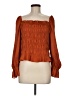 A New Day Orange Long Sleeve Blouse Size M - photo 1