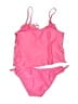 Sugar & Jade Tie-dye Pink Two Piece Swimsuit Size 16 - 18 - photo 2