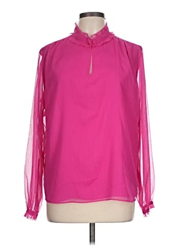 Ann Taylor Long Sleeve Blouse (view 1)