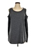 Xersion Gray Long Sleeve Top Size L - photo 1