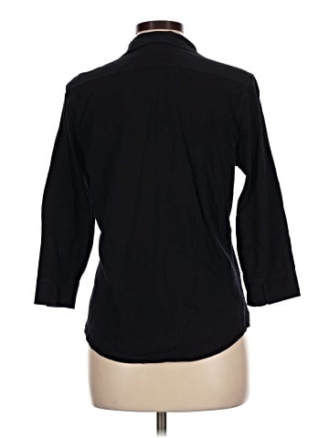 Talbots 3/4 Sleeve Button-Down Shirt (view 2)