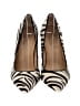 Talbots 100% Leather Animal Print Ivory Heels Size 7 - photo 2