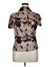 French Connection Brown Short Sleeve Blouse Size XL - photo 1